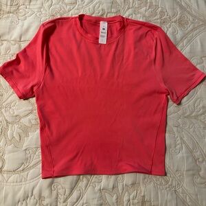 Lululemon Athletica Vibrant Pink Short Sleeve Tee